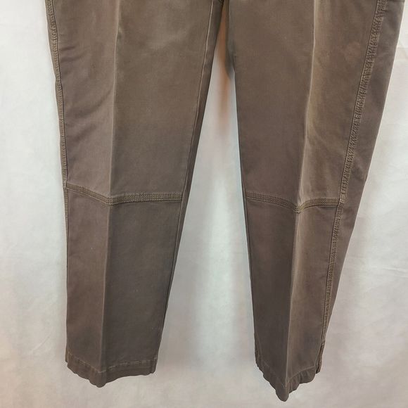 Cabela's Casuals Men's (W38 x L34) Brown Cotton Stretch Straight Leg Pants - Picture 4 of 11